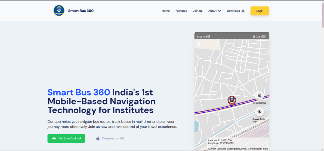GPS-based Tracking Mobile App